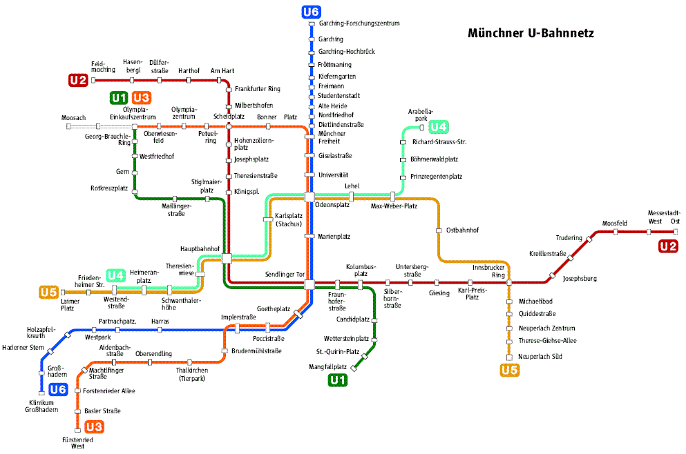 U-Bahnnetz Mnchen